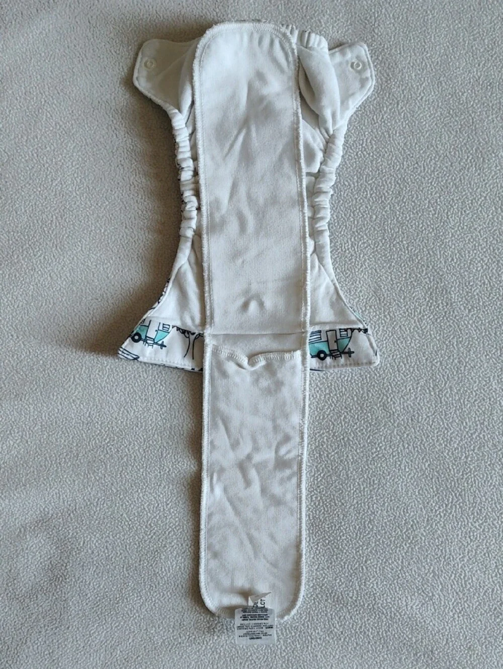 Thirsties White Newborn Cloth Diaper